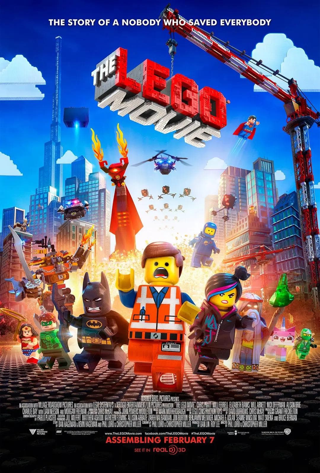 乐高大电影2014海报